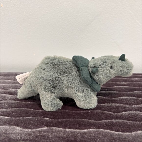 RARE Jellycat Mini Fossilly Triceratops BNWT - Picture 2 of 4